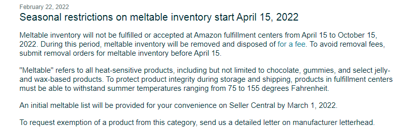 又有產品禁止入亞馬遜FBA倉庫